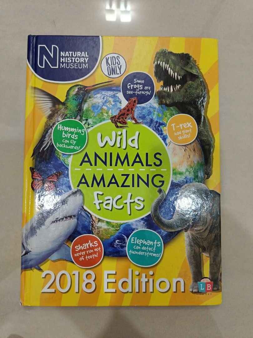 Wild animal amazing facts children learning book, Hobbies & Toys, Books