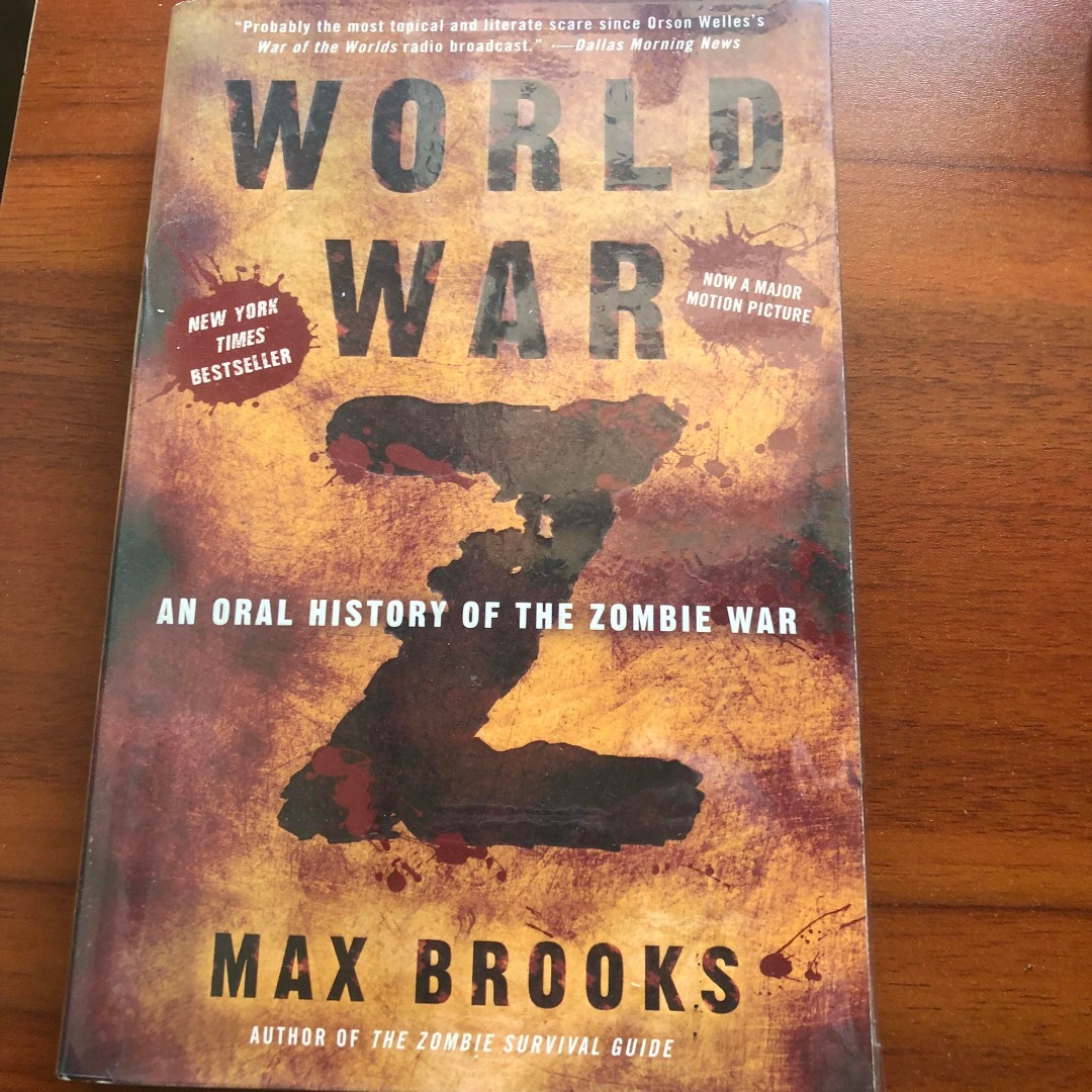 World War Z by Max Brooks, Hobbies & Toys, Books & Magazines, Fiction & NonFiction on Carousell