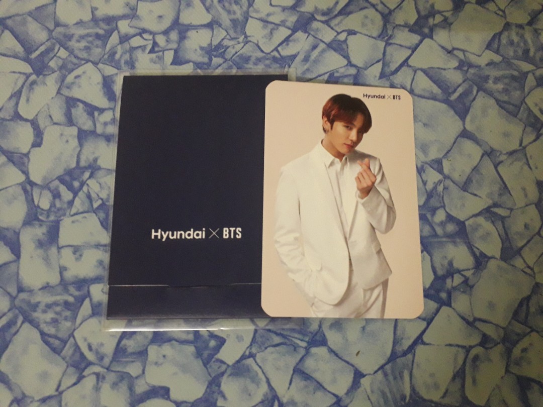 WTS Only] BTS Jungkook Hyundai Photocard, Hobbies & Toys