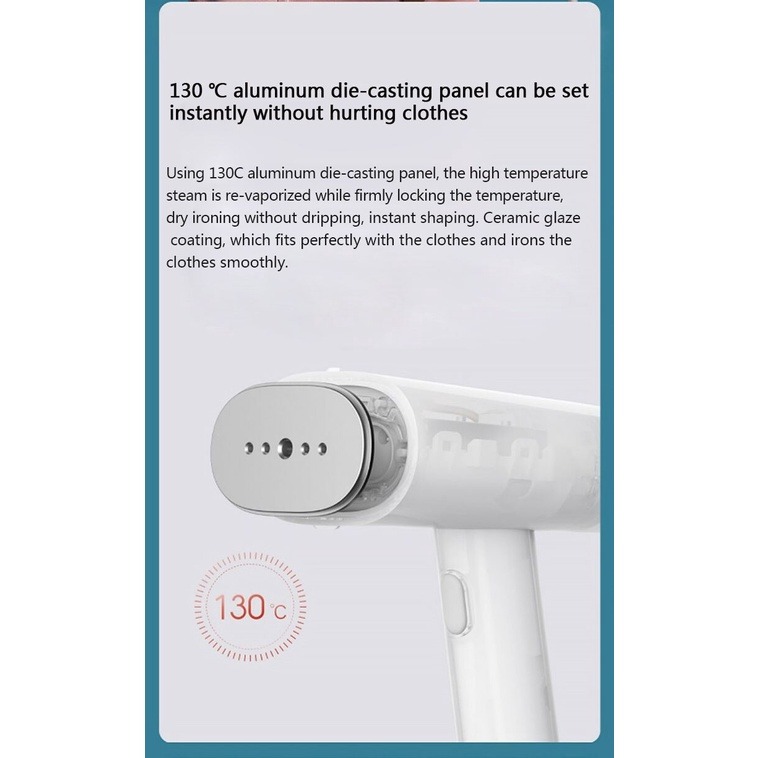 XIAOMI MIJIA Handheld Garment Steamer Portable Mini Hand Stim Iron