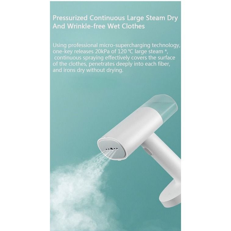 XIAOMI MIJIA Handheld Garment Steamer Portable Mini Hand Stim Iron