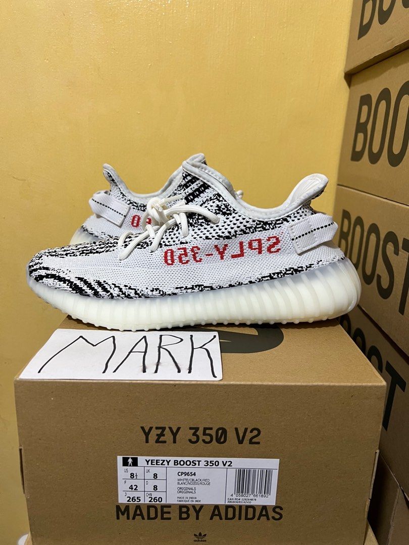 Yeezy Boost 350 v2 Zebra 2022 Size 8.5