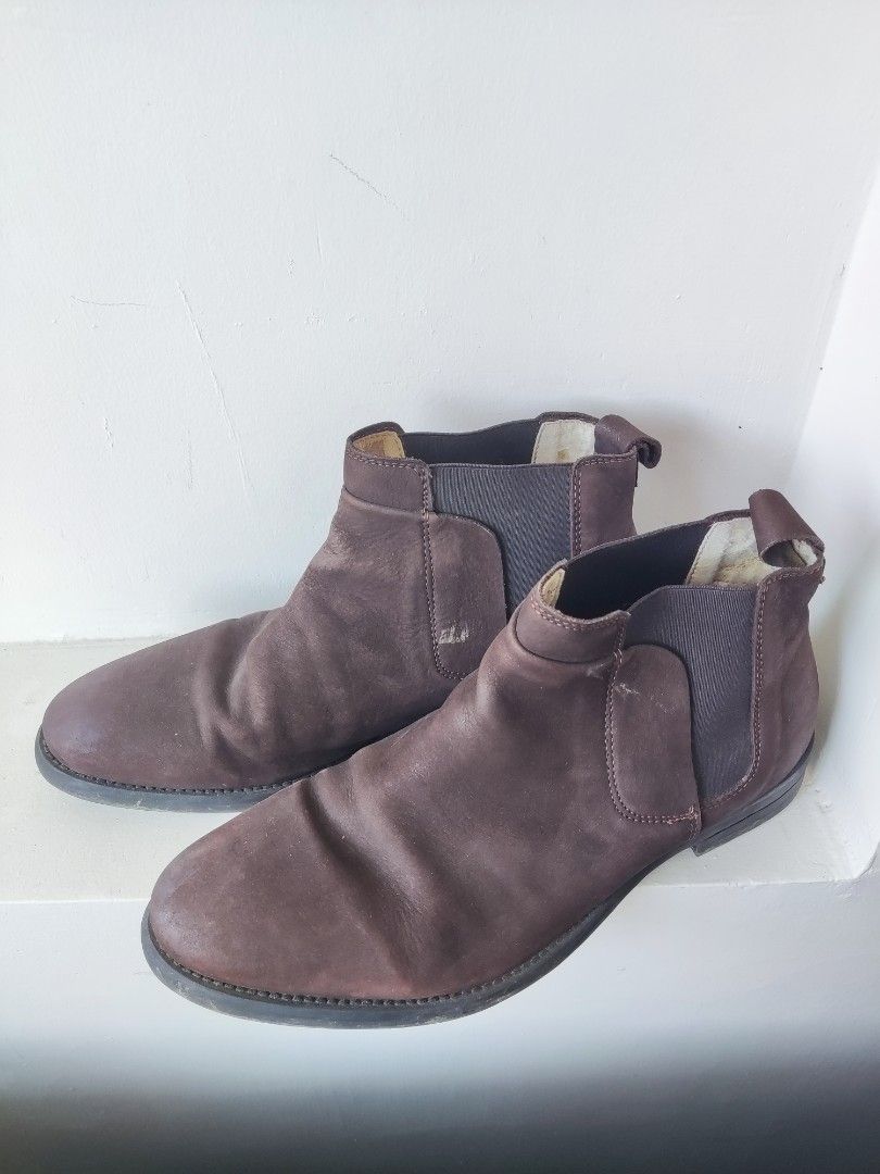 zara mens suede chelsea boots