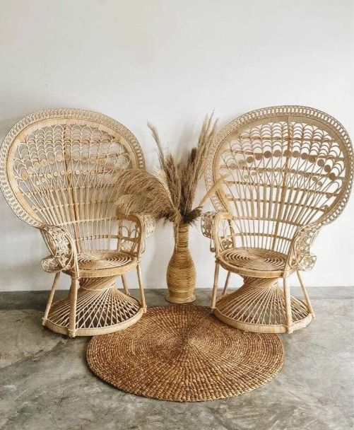 Peacock rattan chair deals