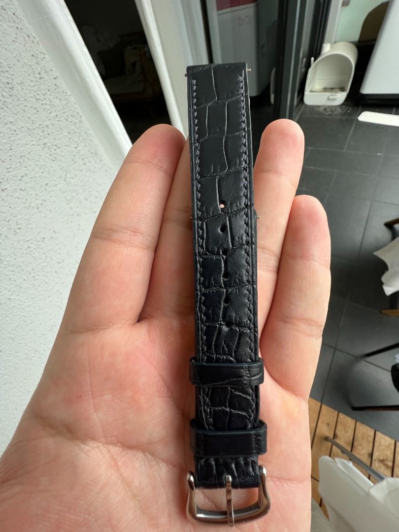 18mm alligator watch strap deals