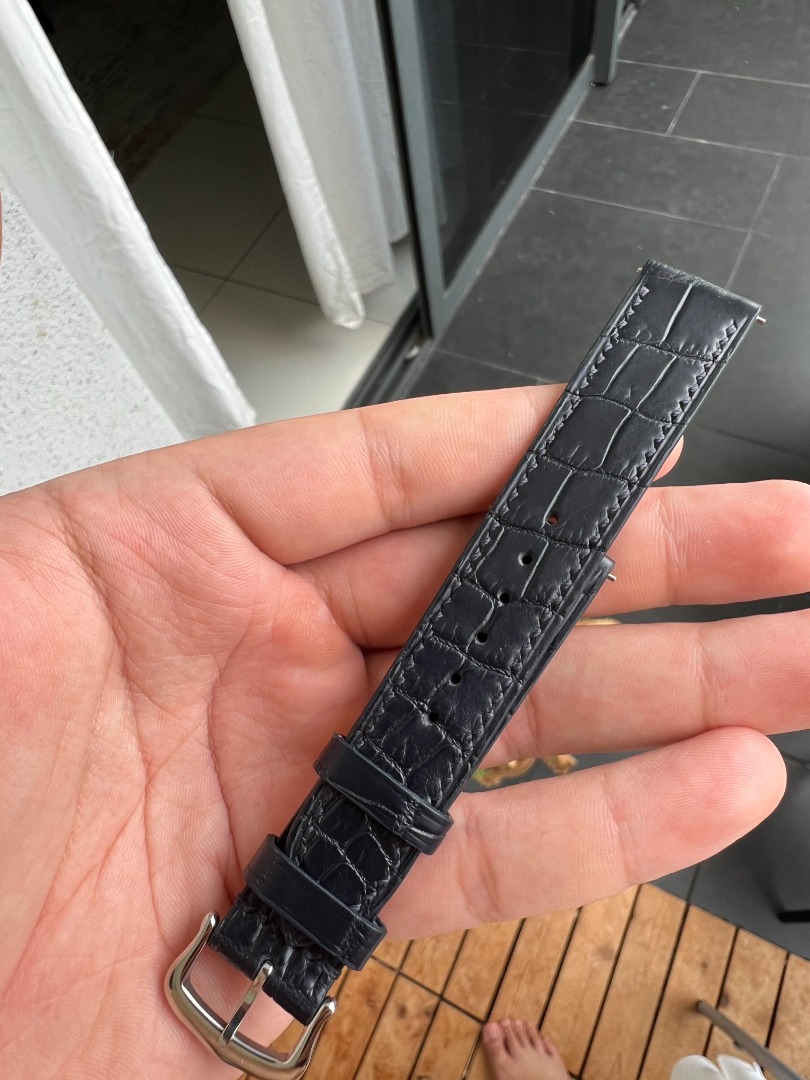 Genuine alligator 2025 watch strap