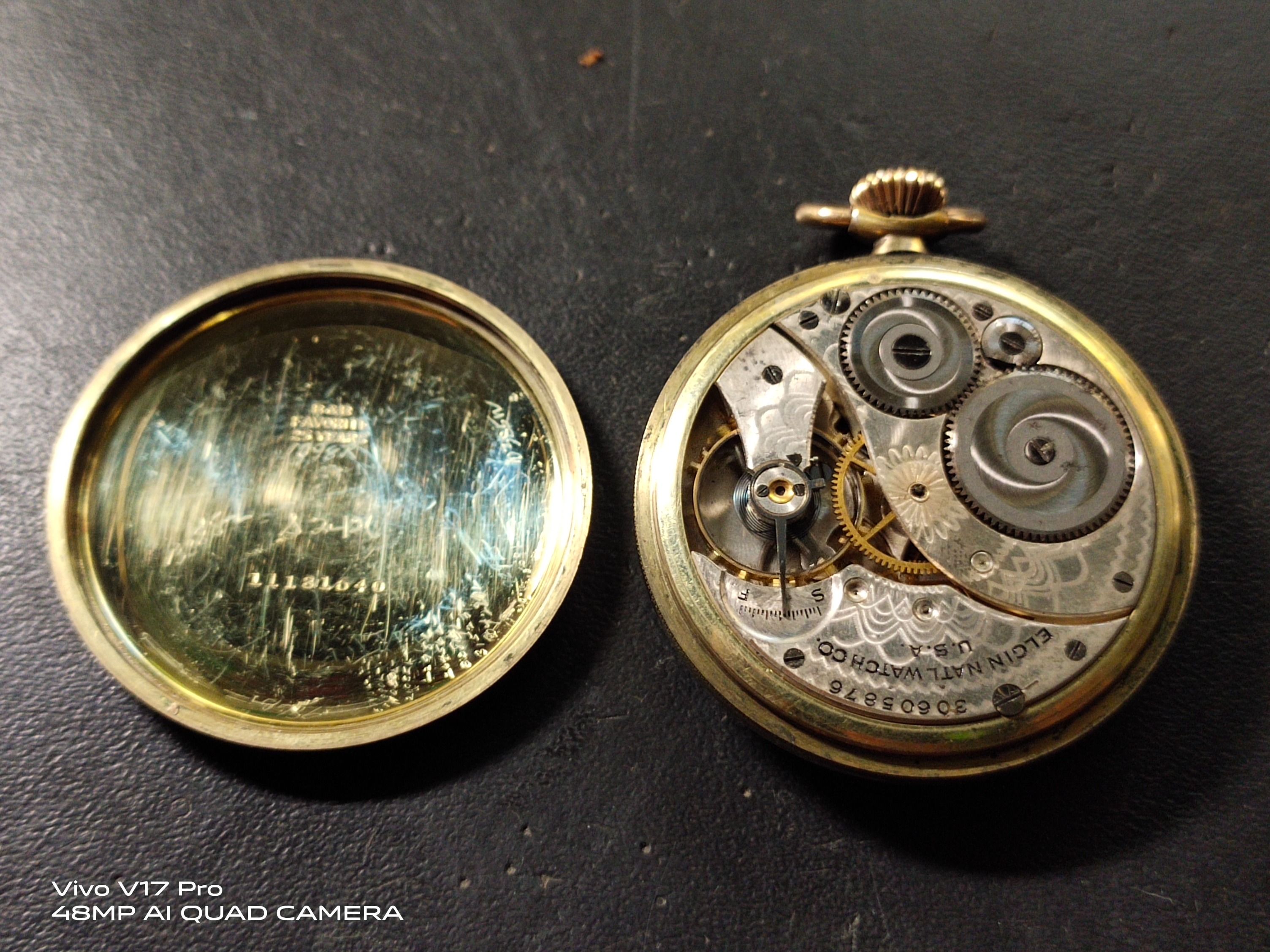 1928 elgin sales pocket watch