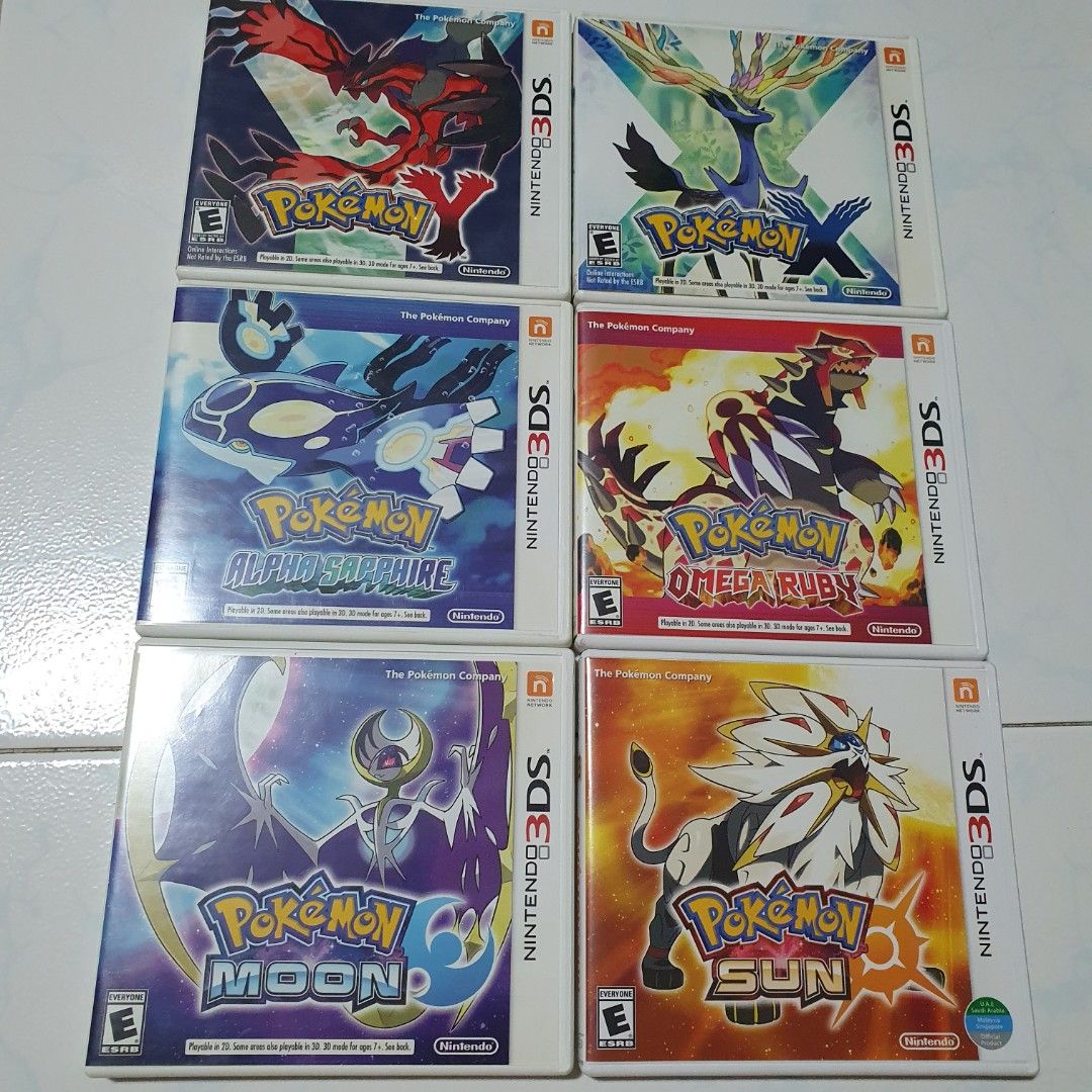 Pokemon games playable on 3ds hotsell
