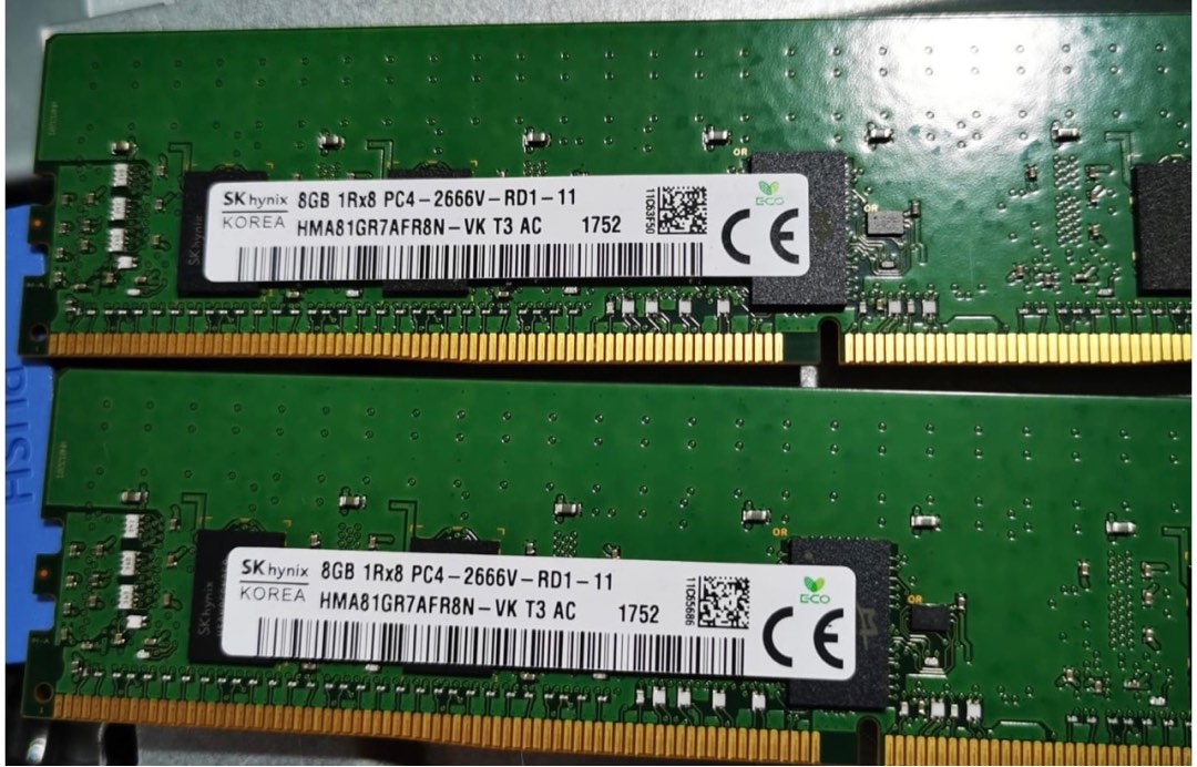 SK HYNIX 8GB Desktop RAM DDR4 2666MHz 1Rx8 PC4 2666V RD1 11