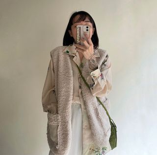 毛茸茸背心