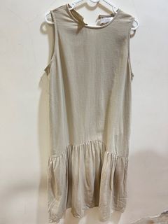 韓製棉麻洋裝