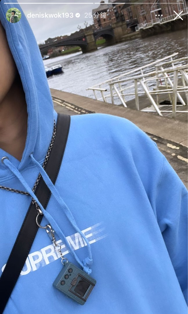 極罕Supreme SS23 Motion Logo Hoodie Light Blue 幻影淺藍色衛衣