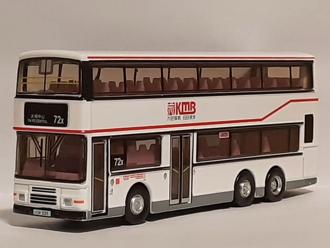 罕有Tiny 微影No.188 KMB VOLVO Olympian 九巴富豪奧林比安白板巴士車 