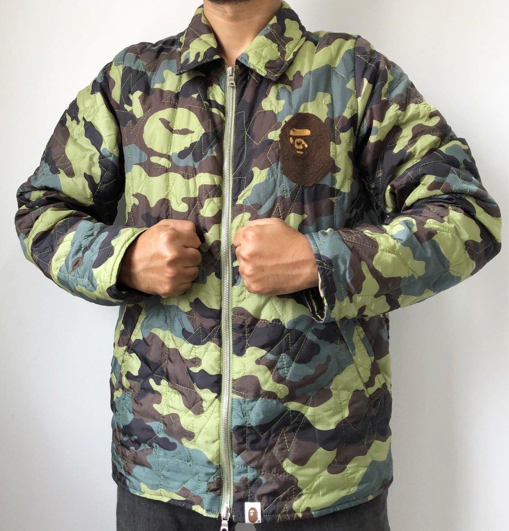 Bape discount windbreaker camo