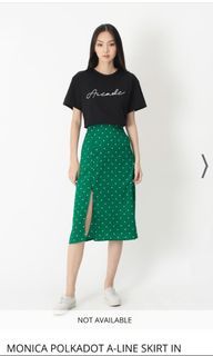 A for Arcade Monica Skirt - ( Polka Dots Green Size S)