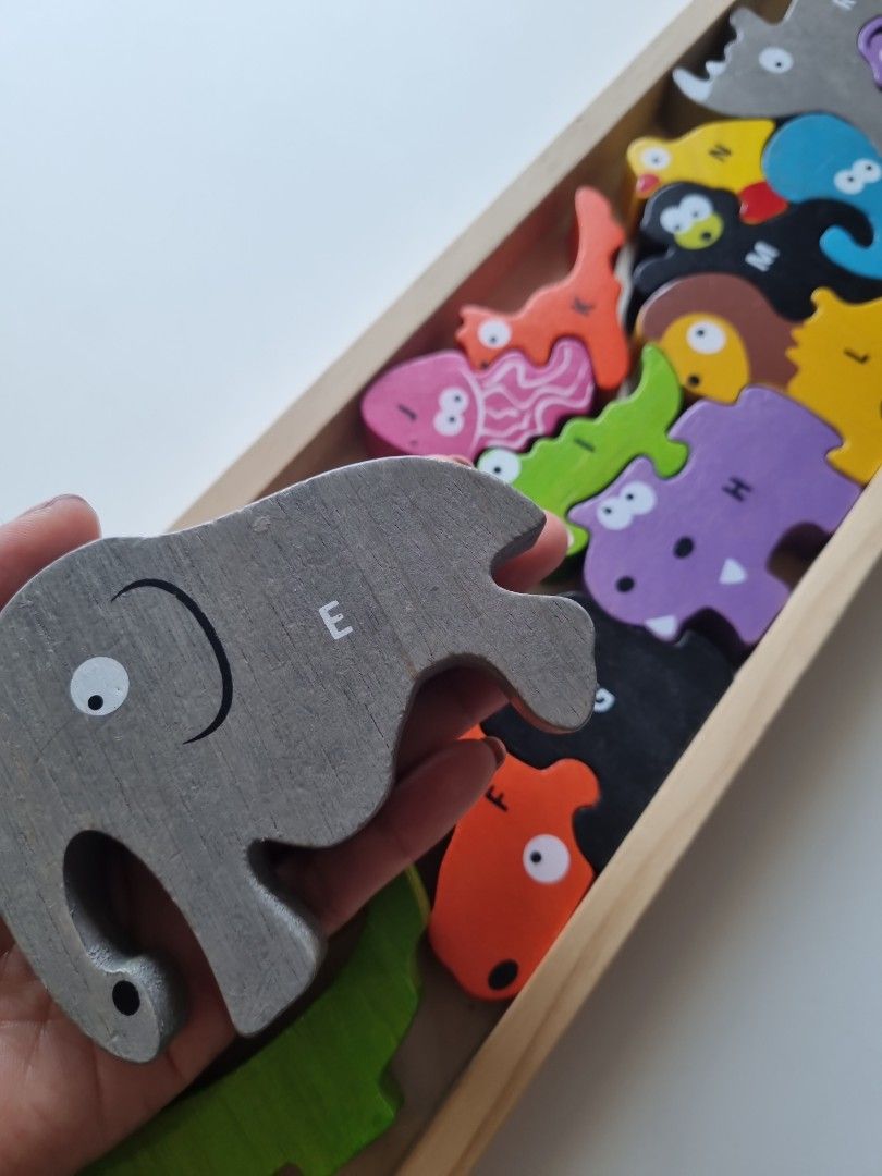 ABC LARGE WOODEN PUZZLES, Hobbies & Toys, Toys & Games on Carousell