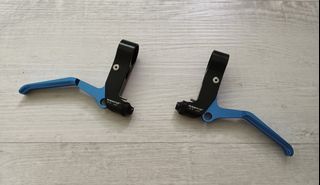 Aceoffix blue brake levers BL-35