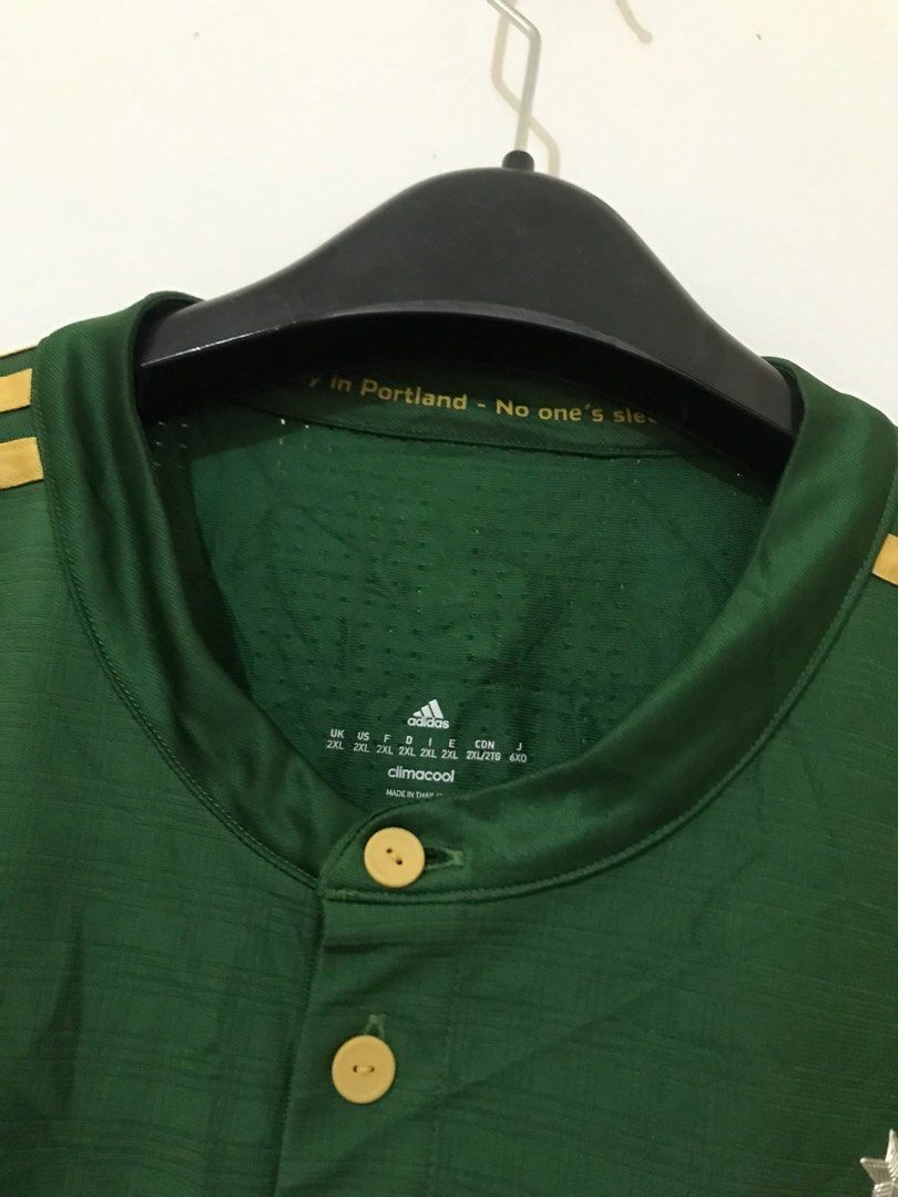 Adidas Portland Timbers MLS 2021 Home Soccer Jersey Men's Medium  Alaska Airlines