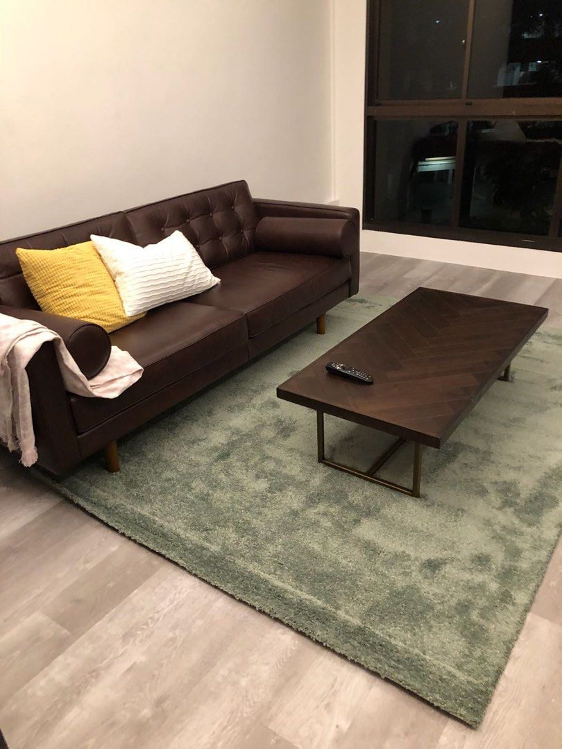 Adum Green Rug (IKEA), Furniture & Home Living, Home Decor, Carpets