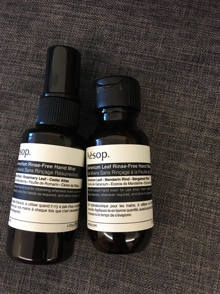 Aesop 50ml rinse-free hand mist & hand wash, Beauty & Personal Care ...