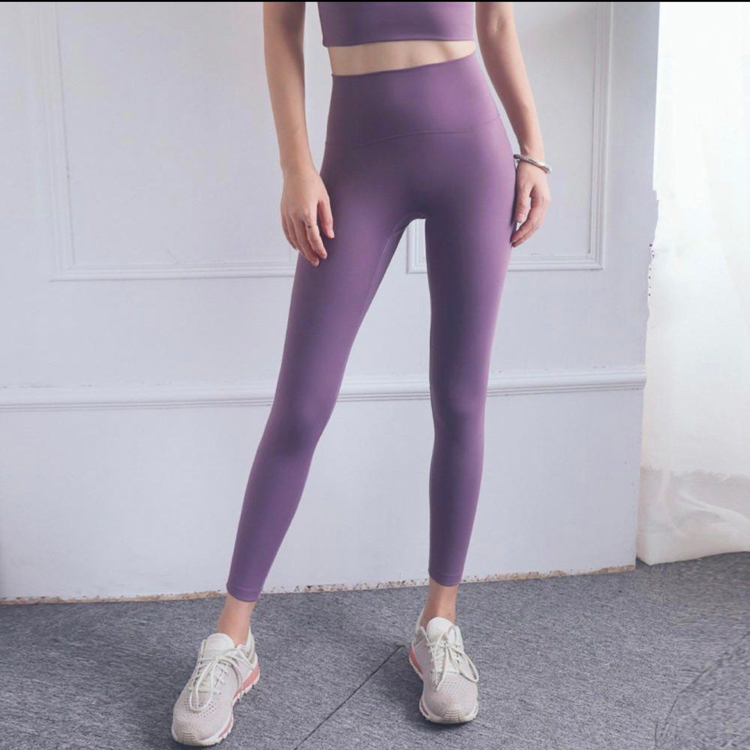 Purple active leggings new arrivals