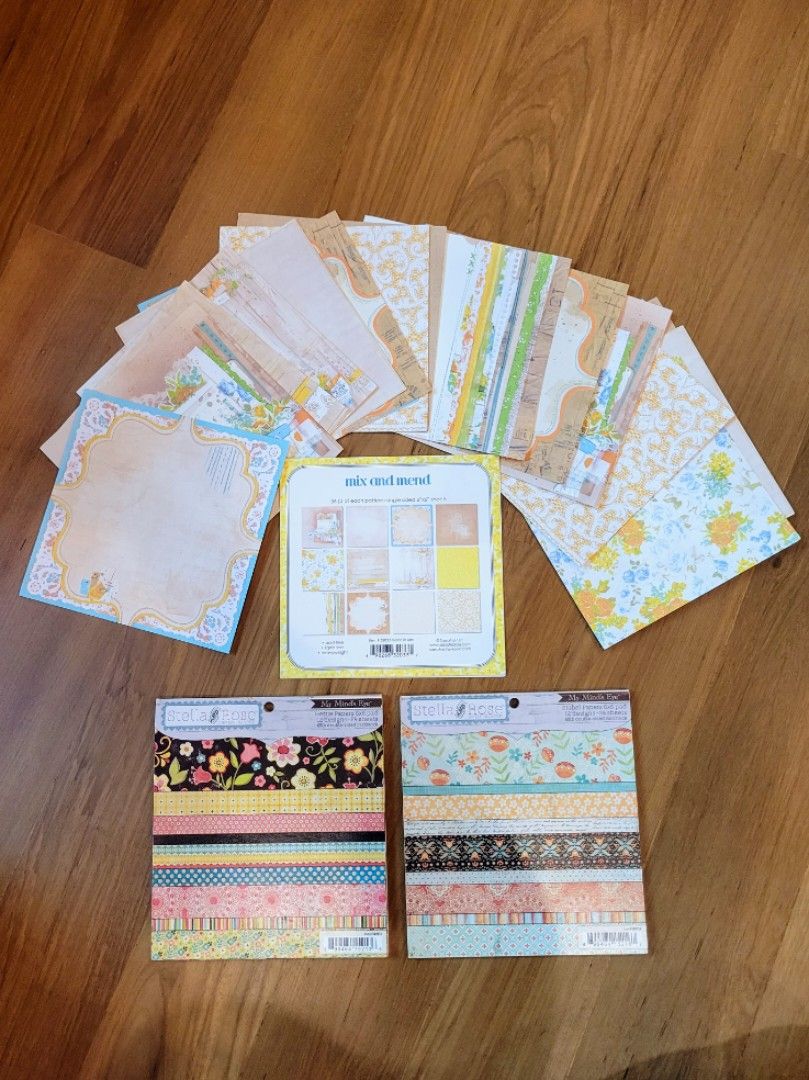 ALL for 15 scrapbook paper cardstock, Hobbies & Toys, Stationery