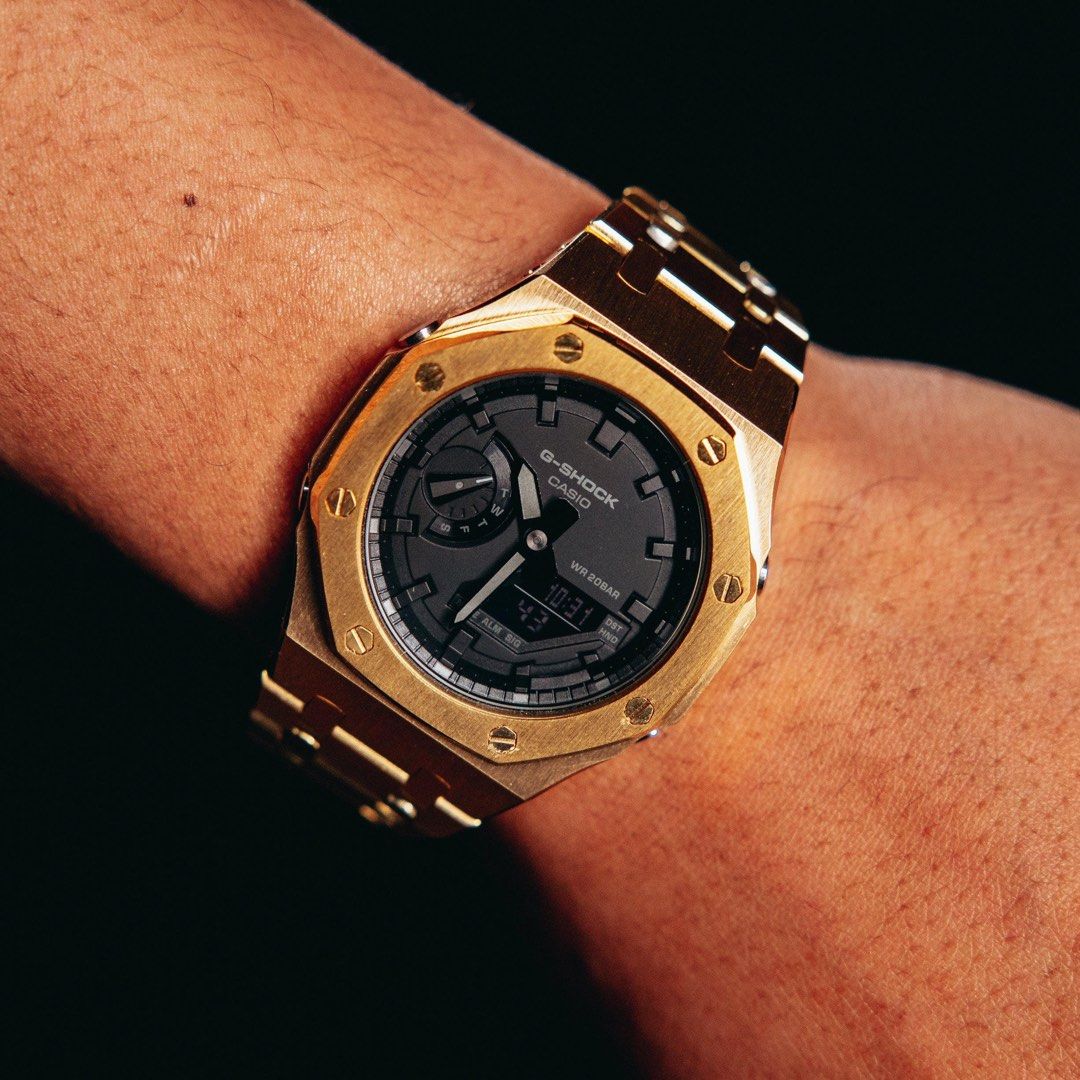 All gold clearance casio