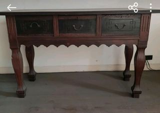 Solid Antique Hardwood Altar Table