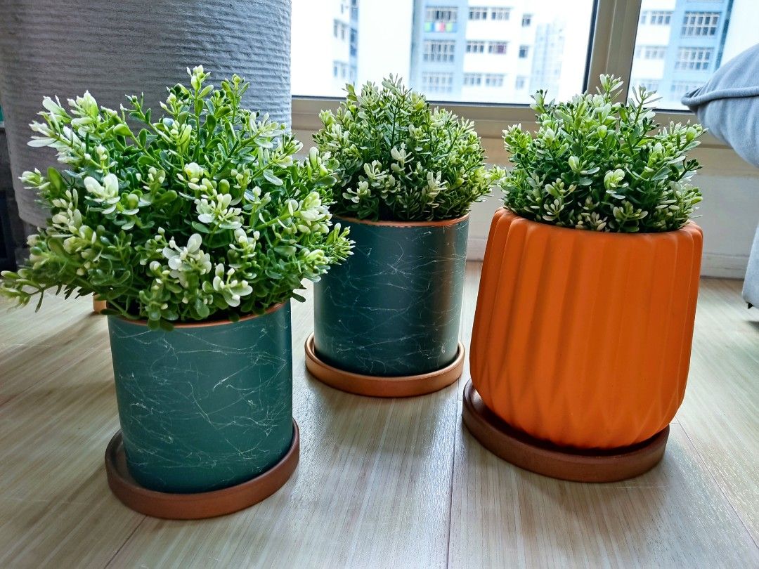 Artificial Plants and Pots, Furniture & Home Living, Home Decor