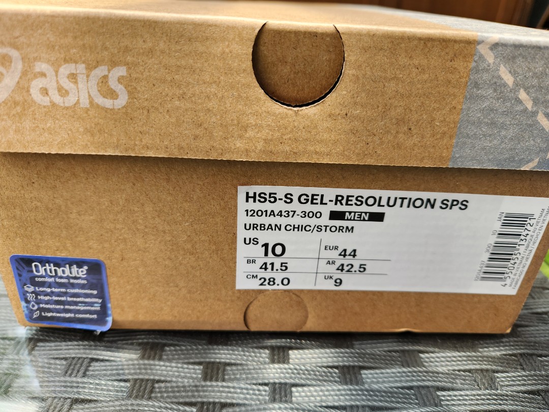 Asics HS5 S Gel Resolution SPS (Fixed Price), Men's Fashion