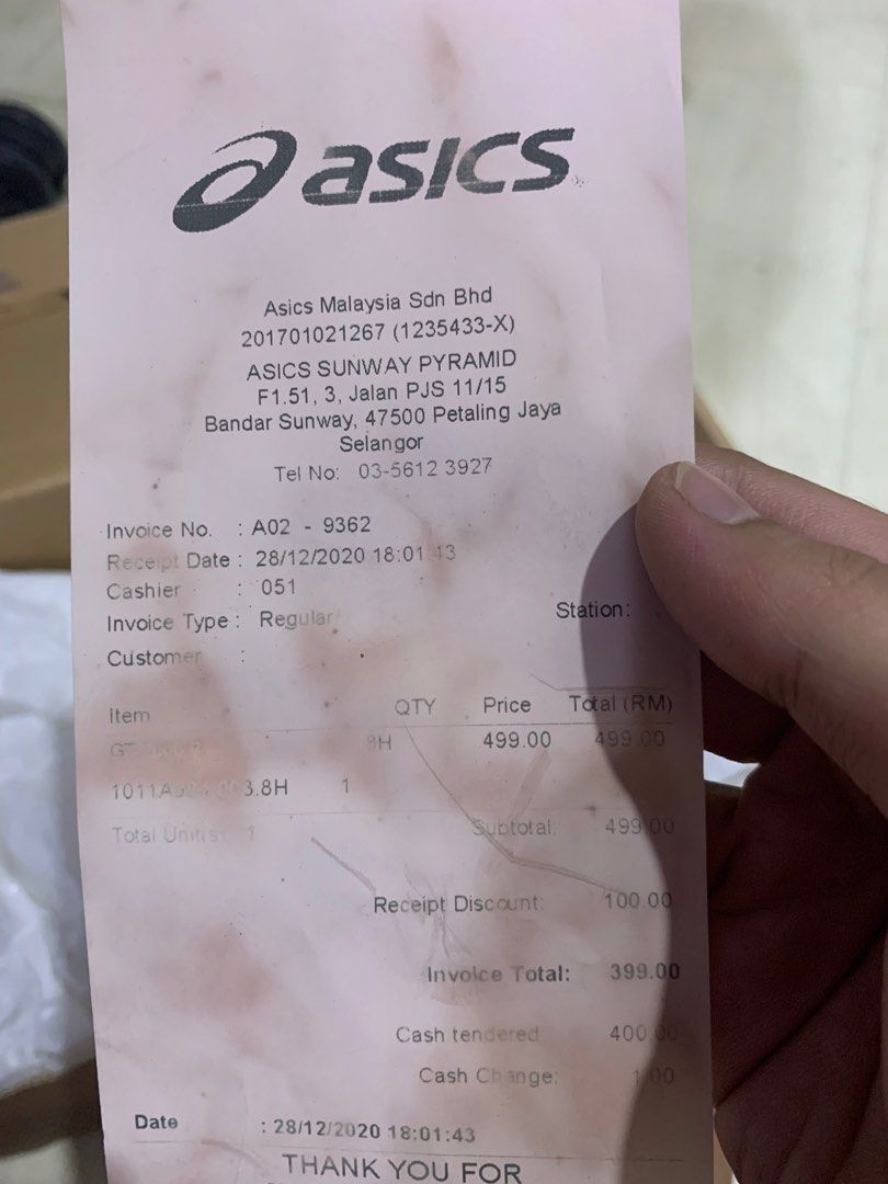 asics sunway pyramid