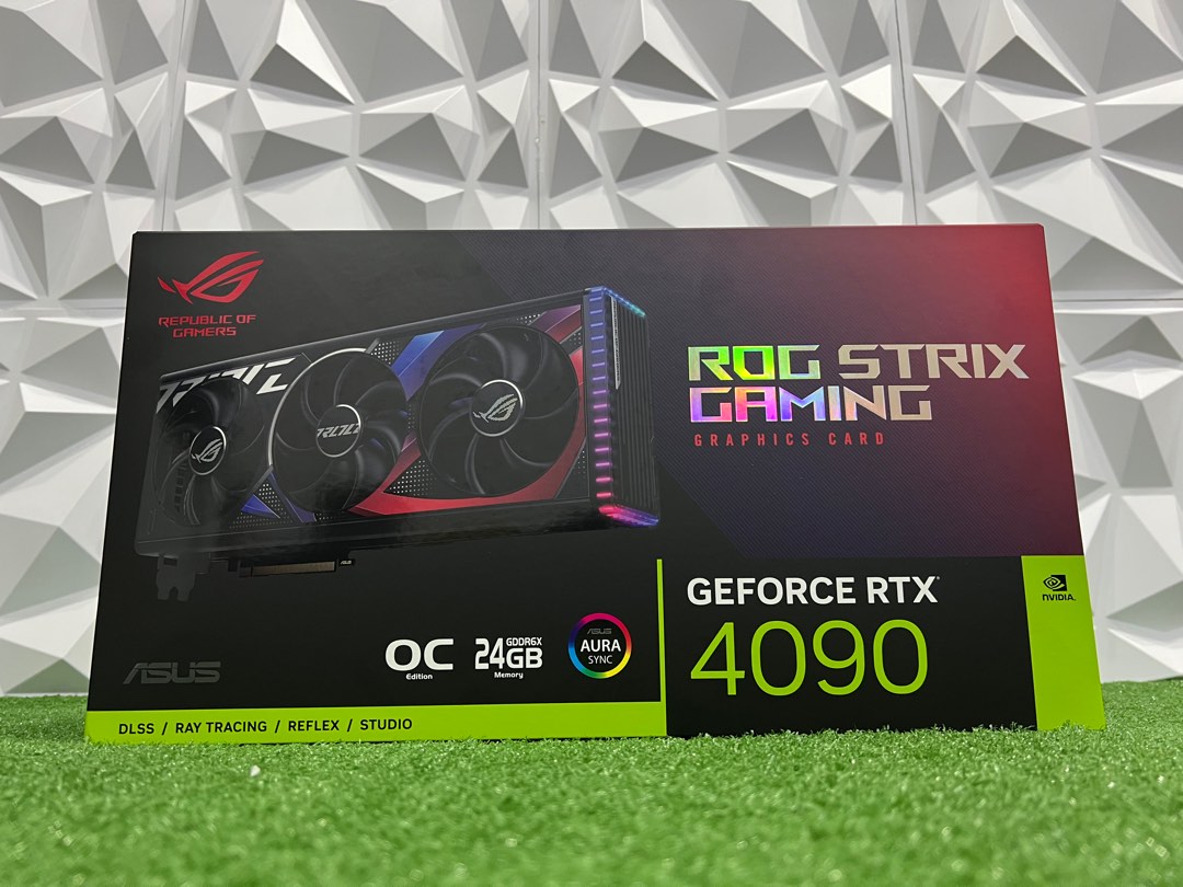 Asus ROG Strix OC RTX4090 24GB GDDR6X Graphic Card, Computers & Tech ...