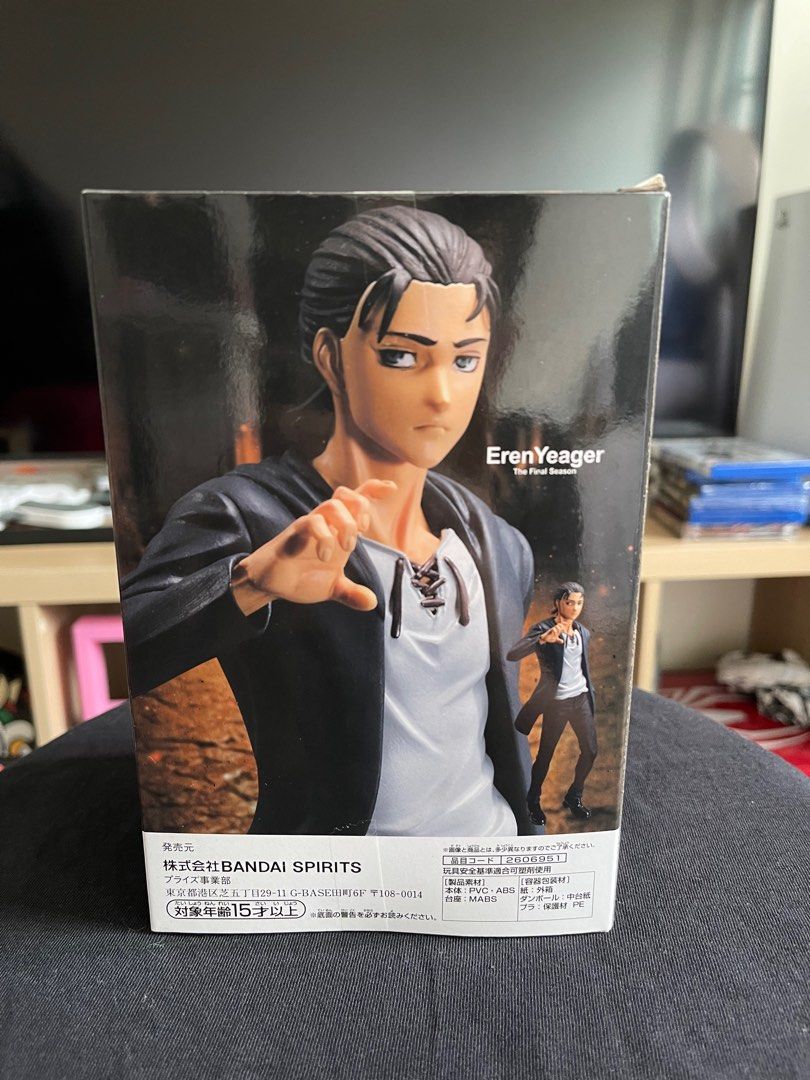 ATTACK ON TITAN The Final Season : Figurine Eren Yeager L Bracelet En 285858344628