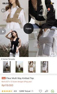 ATWELLAPPAREL multi way knitted top