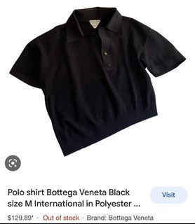Authentic Bottega Veneta polo shirt in beige