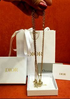 Authentic Dior JADIOR Charms Chain Necklace