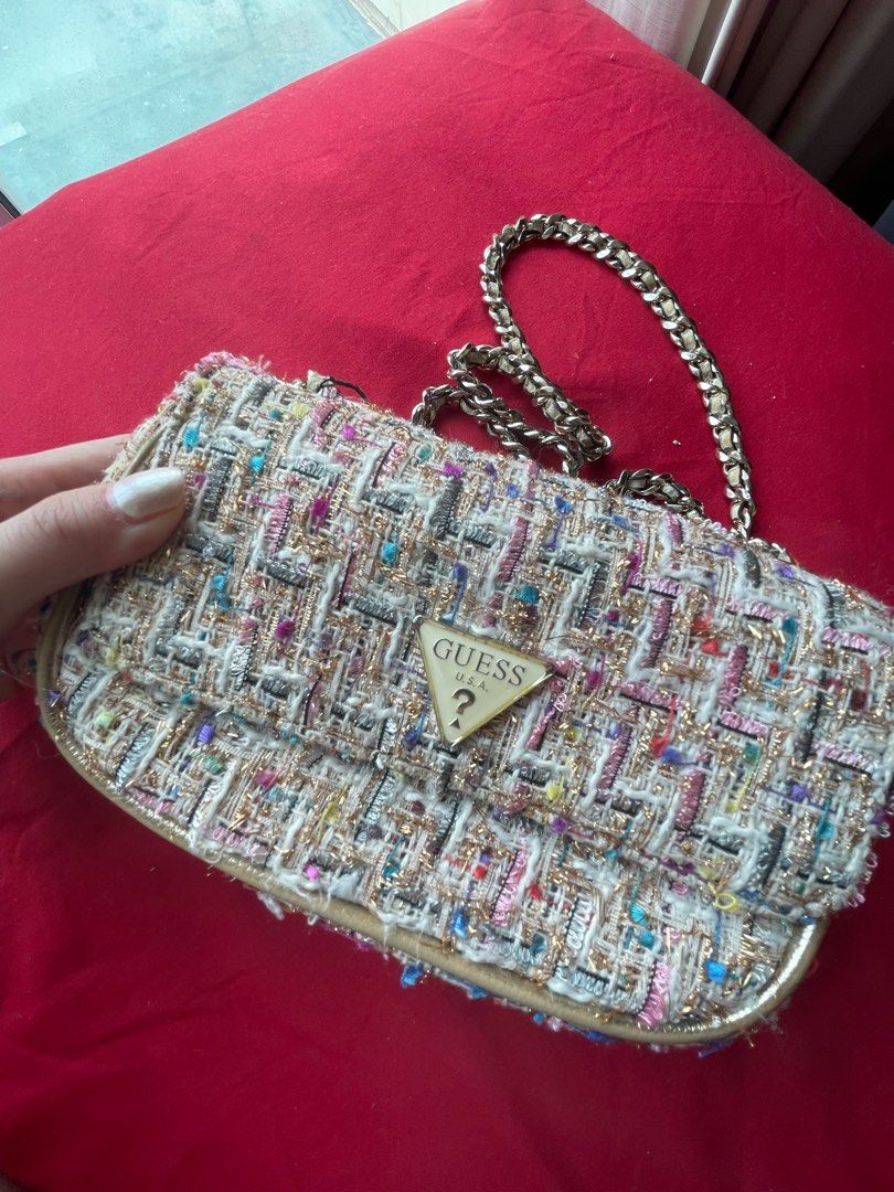 Red guess discount crossbody bag