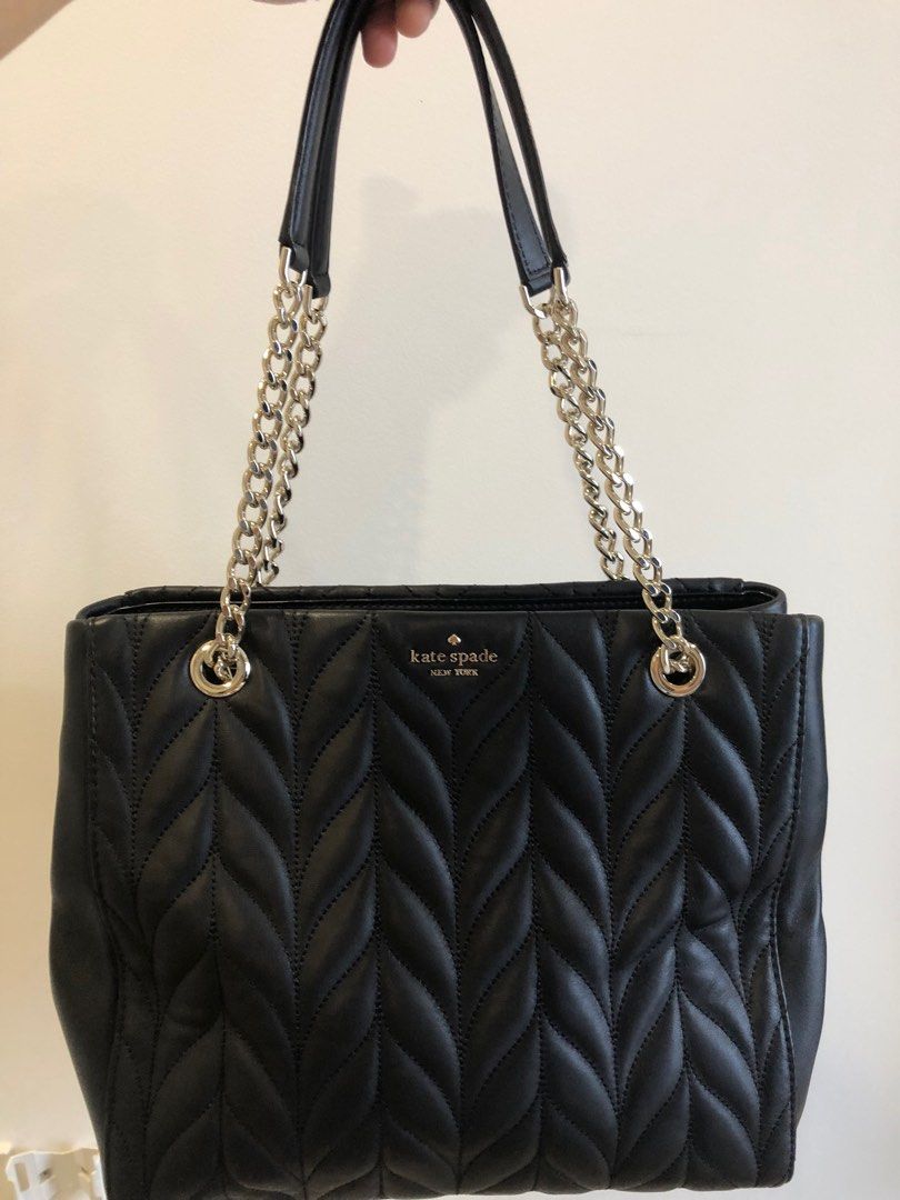 Kate spade quilted new arrivals tote