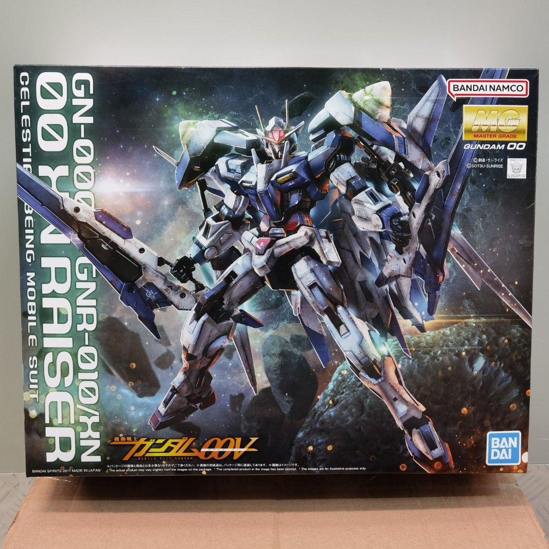 Bandai MG Gundam 00 1/100 GN-0000+GNR-010/XN 00 XN Raiser 00
