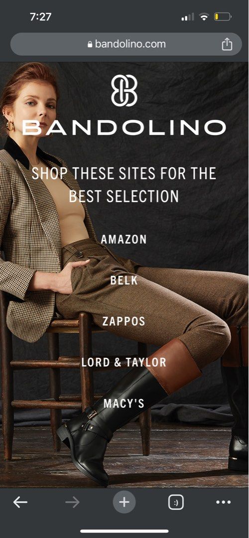 Lord and taylor bandolino 2025