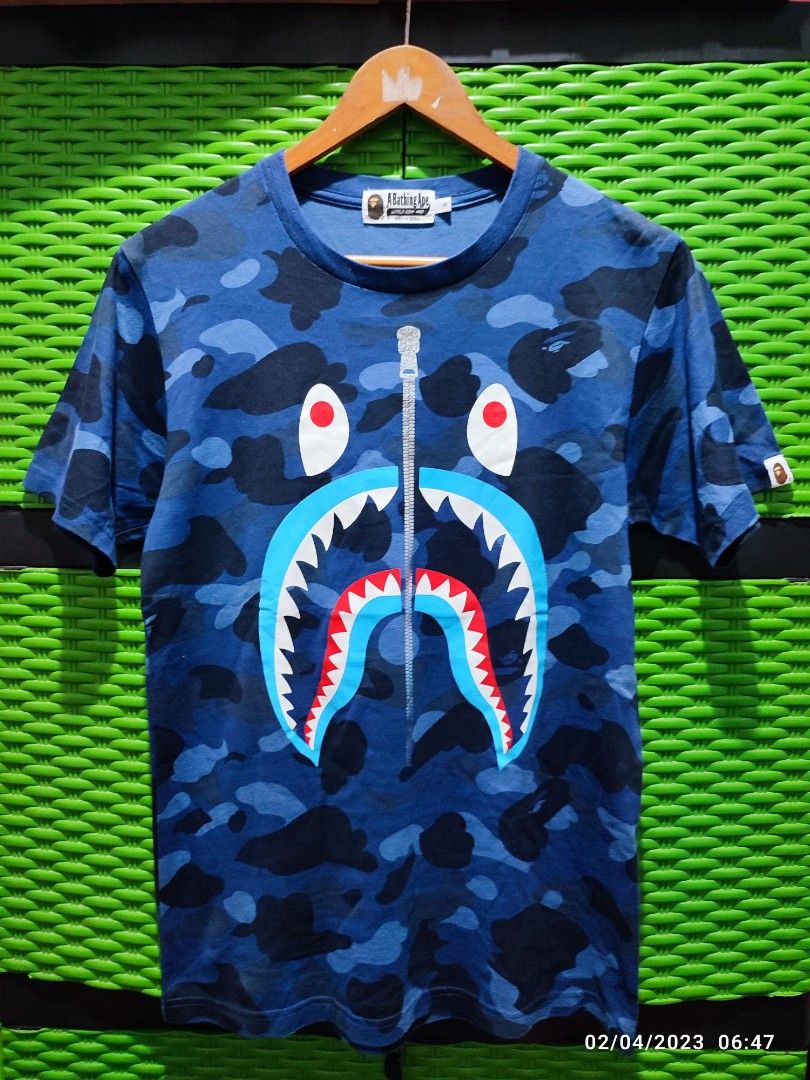 Kaos bape shark top