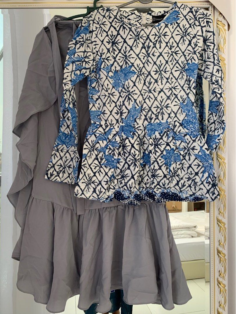 Peplum wrap skirt hotsell