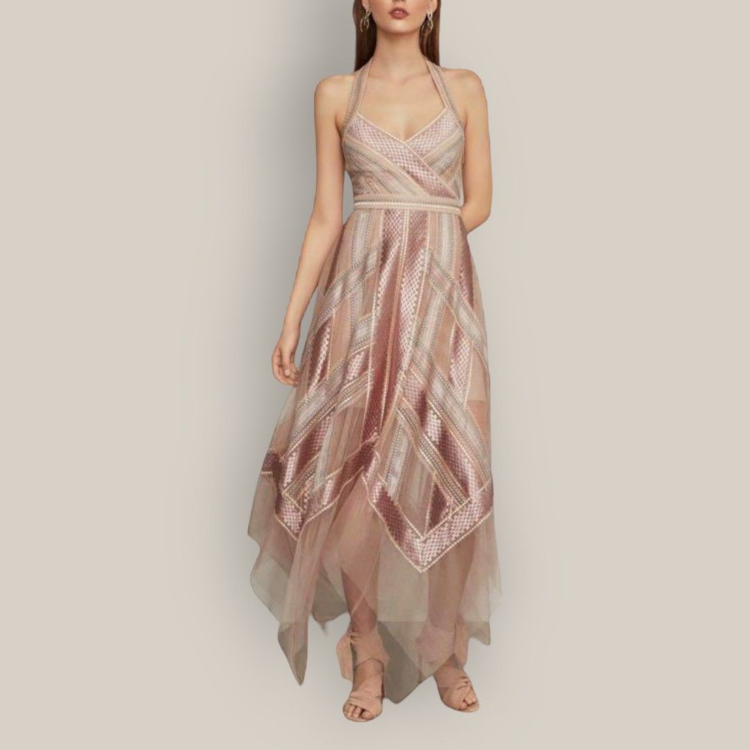 Bcbgmaxazria bare pink dress hotsell