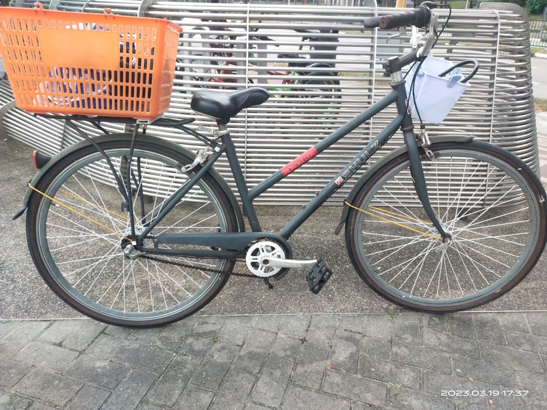 Bicycle 3 gear with basket Sports Equipment Bicycles Parts
