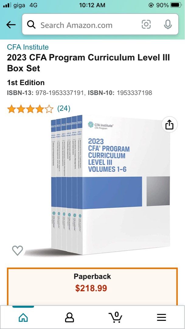 BNIB 2023 CFA Program Curriculum Level III Box Set, Hobbies & Toys ...