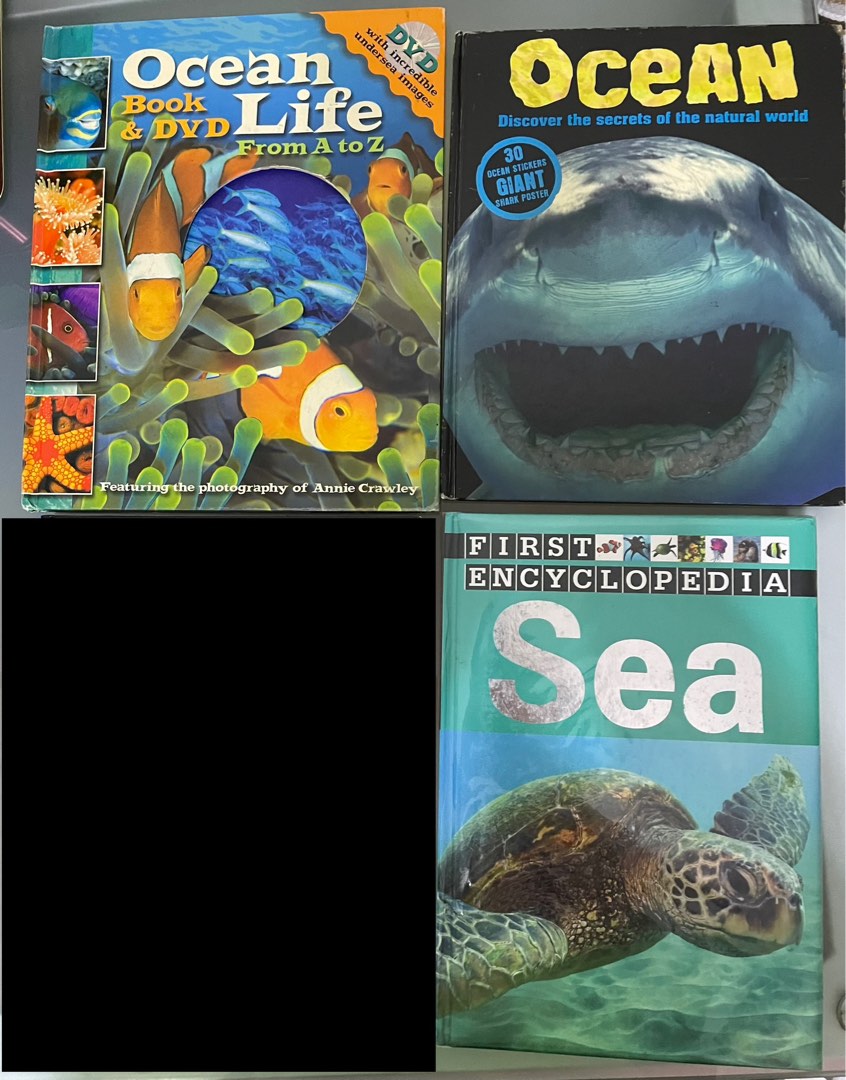 Books about ocean, 興趣及遊戲, 書本& 文具, 小朋友書- Carousell