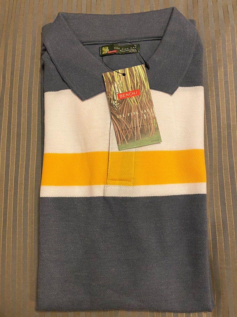 Brand new Bench polo shirt (Category: Tshirts & Polo Shirts ) located in Pasig City. Submitted by ruskie72 (Listing ID 1224270142, Image 1). Description: Measurements: L 29”, W 21”, shoulder 19”.