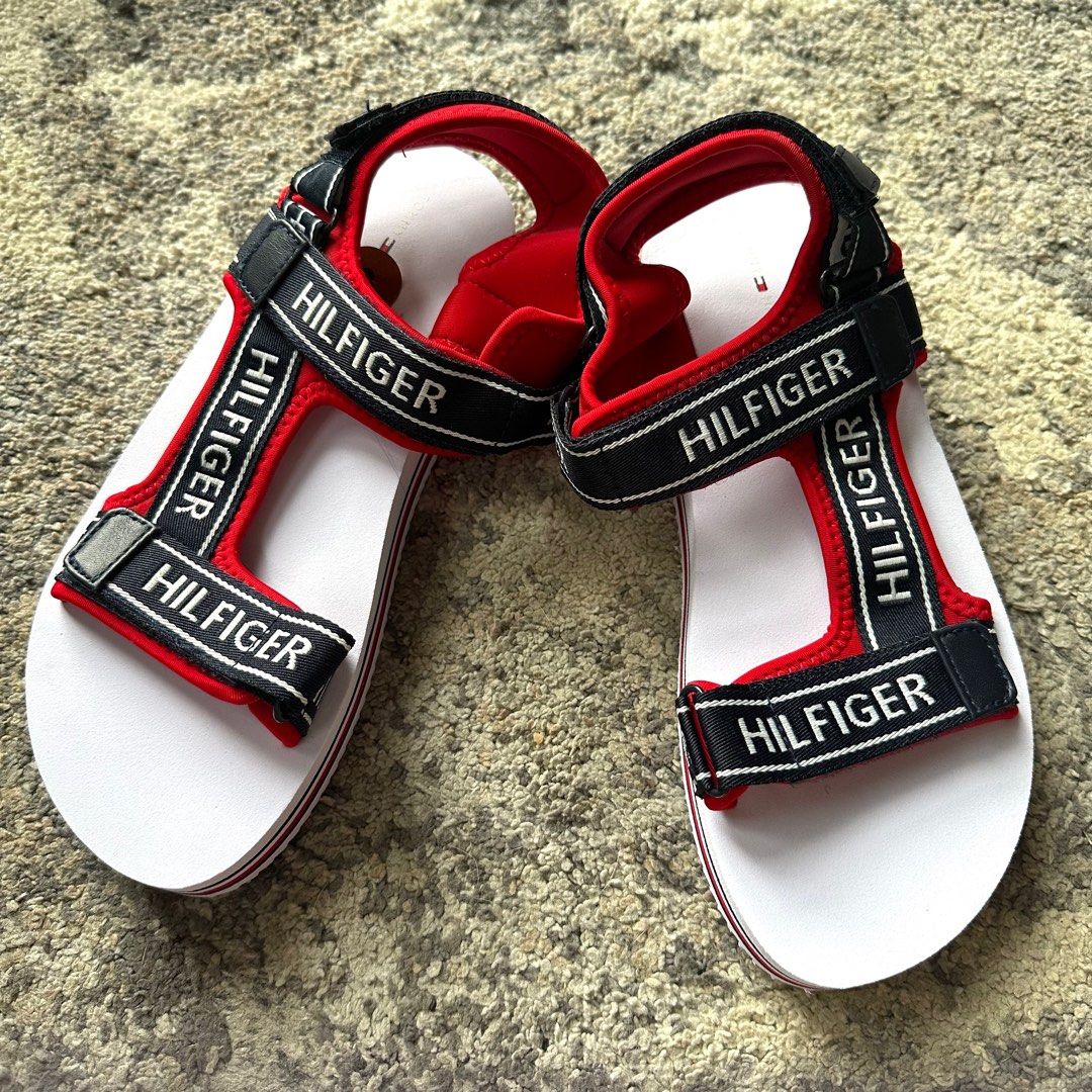 Brandnew Tommy Hilfiger Mandals (Category: Flats & Sandals) located in Quezon City. Submitted by ishopagm (Listing ID 1224191487, Image 1). Description: Tommy Hilfiger Mandals 8 (2 pairs available).