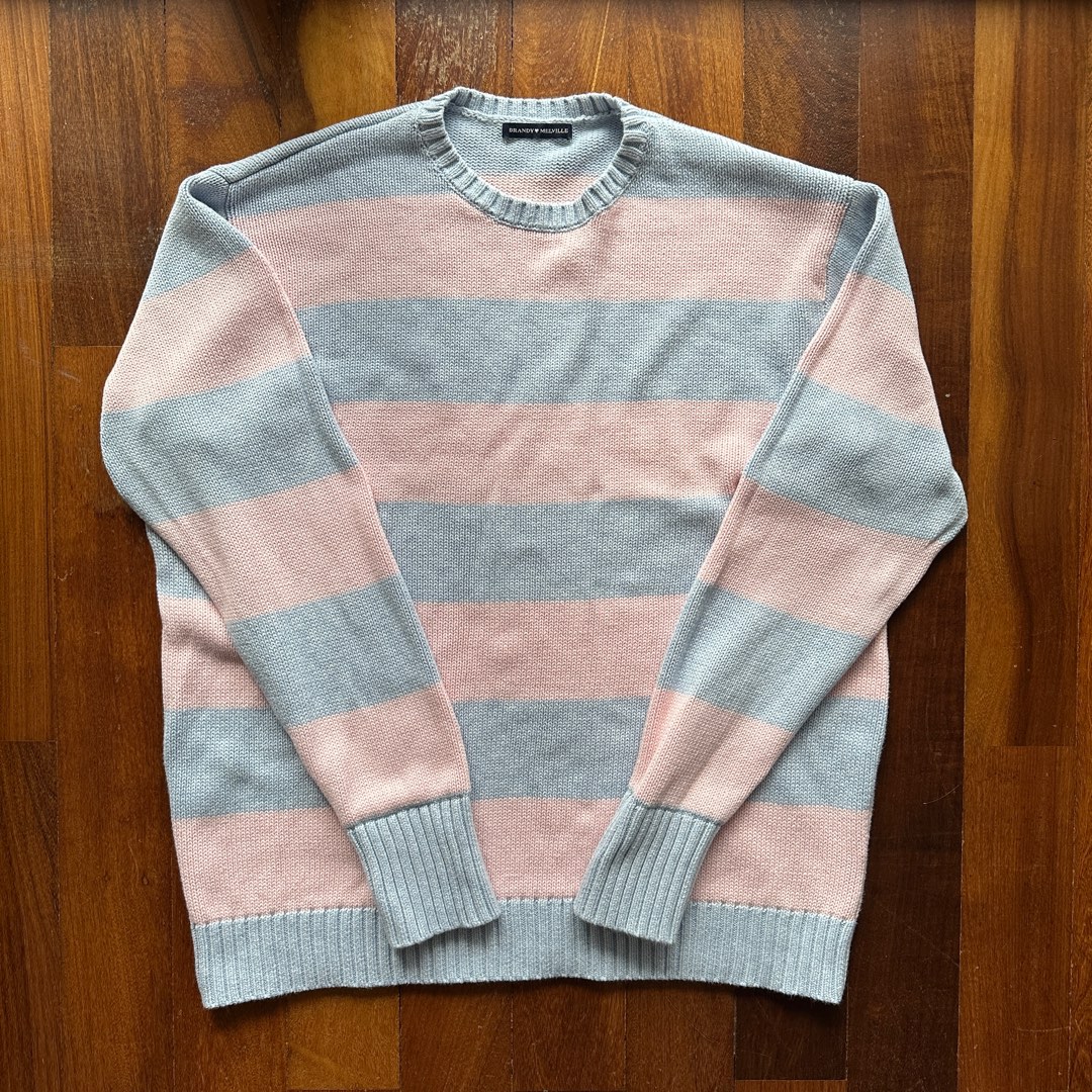 brandy pink blue brianna sweater, Women's Fashion, Tops, Longsleeves on