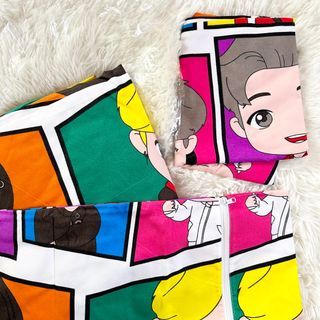 BTS Tinytan bedsheet with pillow case